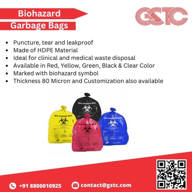 Leak-Proof Biohazard Bags for Medical Use Picture Box