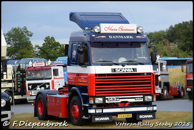CG 63 858 Scania 143M 450 Martin Christiansen2-Bor Veteran Rally Seaby DK 2025