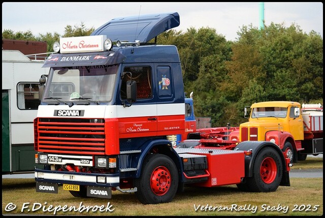 CG 63 858 Scania 143M 450 Martin Christiansen-Bord Veteran Rally Seaby DK 2025