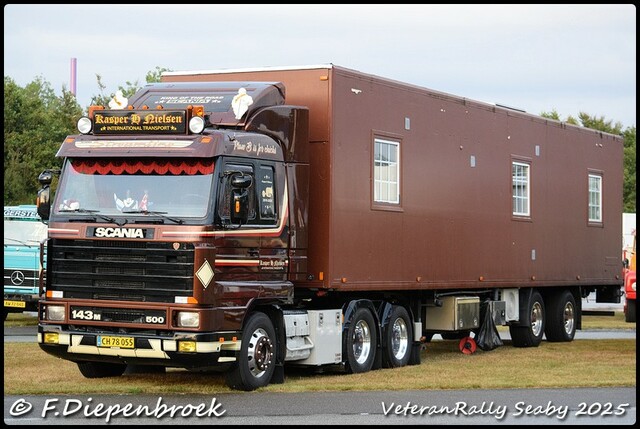 CH 78 055 Scania 143M 500 Kasper H Nielsen-BorderM Veteran Rally Seaby DK 2025