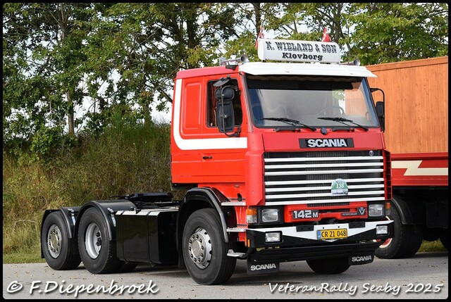 CR 21 048 Scania 142M K Wieland - Klovborg DK-Bord Veteran Rally Seaby DK 2025