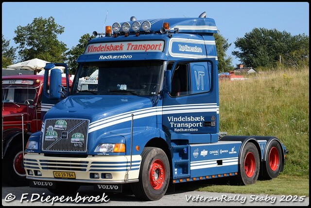 CU 19 784 Volvo NH12 Vindelbaek - Rodkaersbro DK-B Veteran Rally Seaby DK 2025