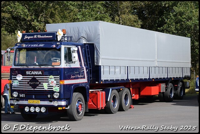 CZ 20 123 Scania 141 Jorgen B Christensen - Tyvels Veteran Rally Seaby DK 2025