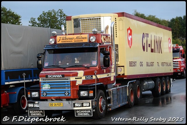 DD 16 925 Scania T142H J Werner Nielsen - Kopenhag Veteran Rally Seaby DK 2025