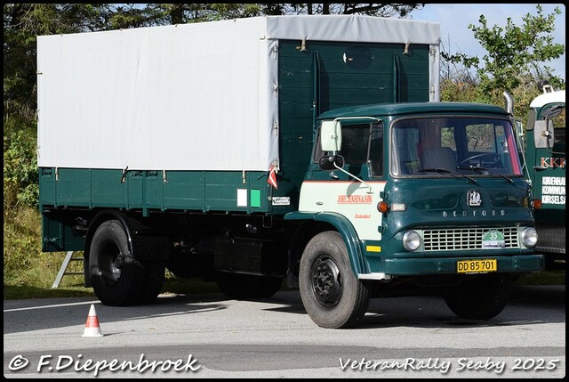 DD 85 701 Bedford Johs Jensen - Hedensted DK-Borde Veteran Rally Seaby DK 2025