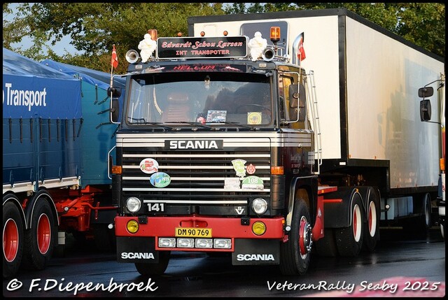 DM 90 769 Scania 141 Edvardt Schou Larsen - Hellum Veteran Rally Seaby DK 2025