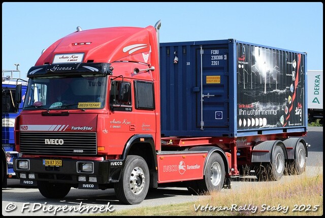 DN 87 350 Iveco Turbostar 190-42 Anette Kjaer - Gr Veteran Rally Seaby DK 2025
