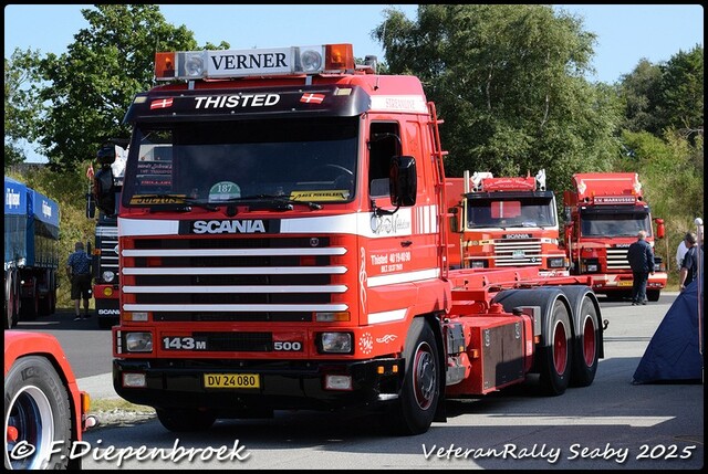 DV 24 080 Scania 143M 500 Verner Mikkelsen - Thist Veteran Rally Seaby DK 2025