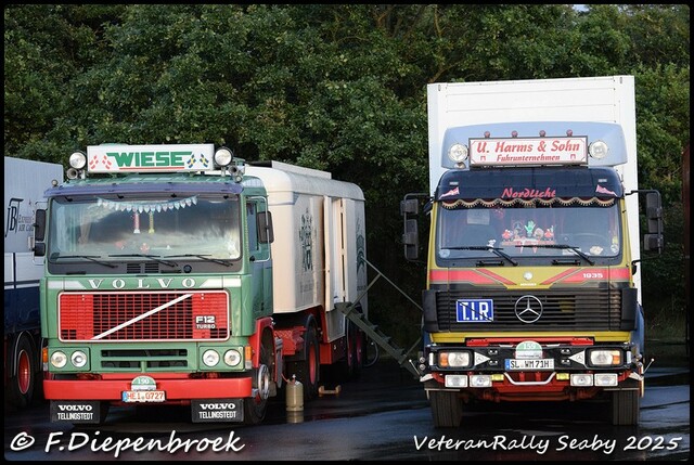 HEI 0727 Volvo F12 Weise - SL WM 71H MB 1935 U Har Veteran Rally Seaby DK 2025
