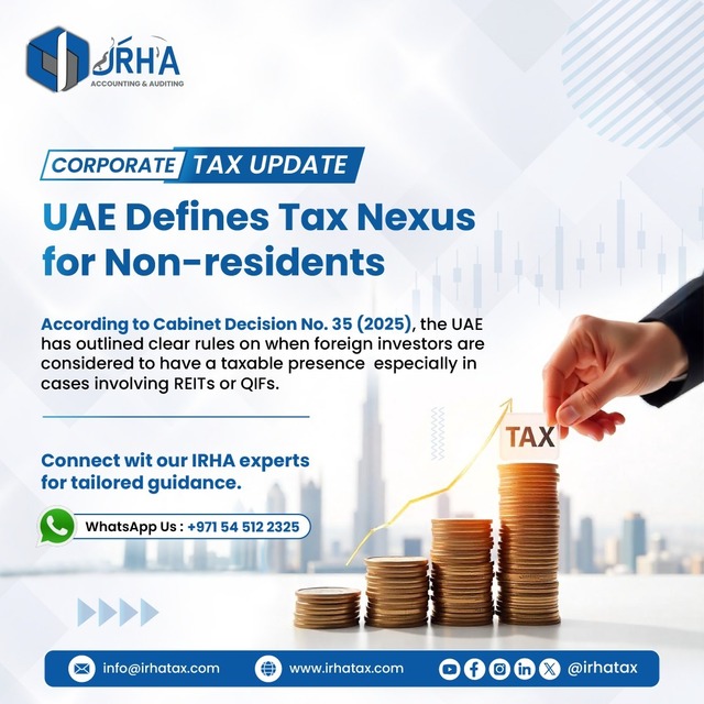 uae defines tax nexus for non-residents irhatax