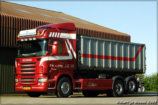 D W de Jong Scania R560 Vrachtwagens