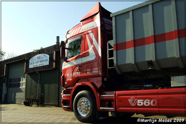 D W de Jong Scania R560 Vrachtwagens