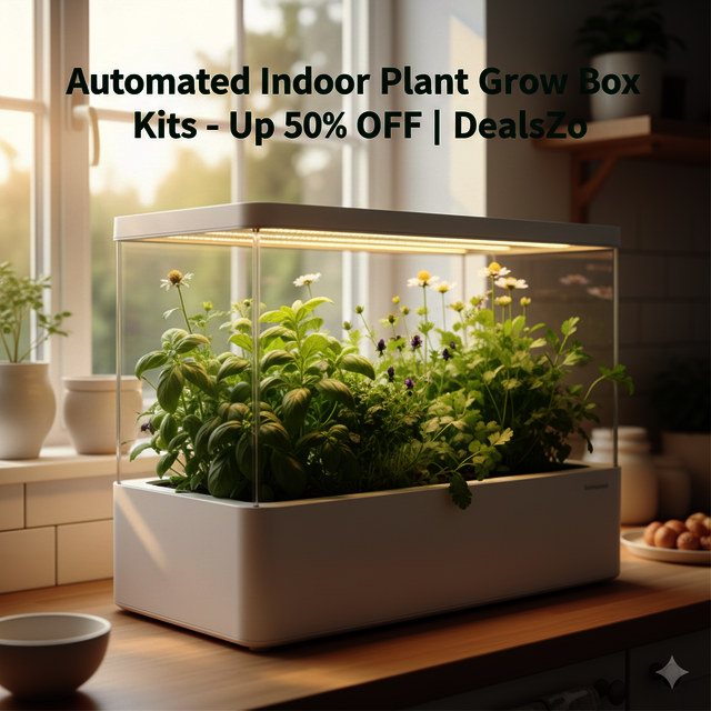 Automated Indoor Plant Grow Box Kits Up To 50% Off Dealszo coupons and promo codes