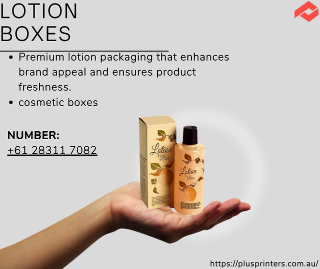 Custom lotion Boxes Picture Box