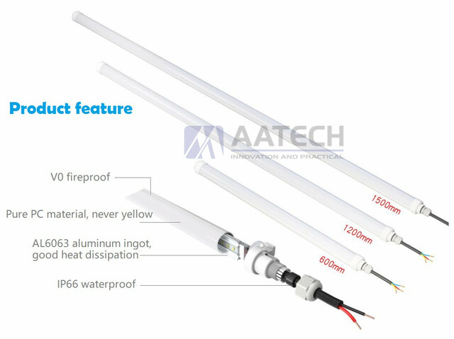Smart LED Triproof Light 1200mm - Aatechled.com Smart LED Triproof Light 1200mm - Aatechled.com