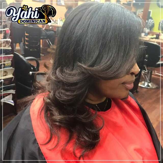 Hair extensions in New York Picture Box