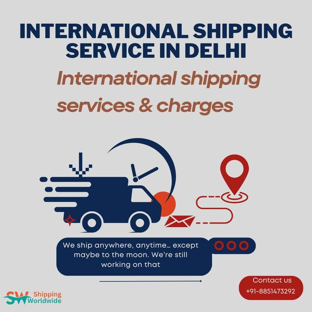 shipping service banner for IS International shipping service & charges