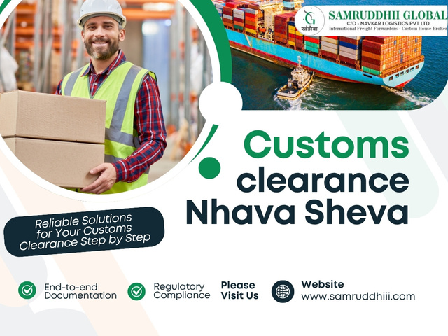 Customs Clearance at Nhava Sheva Port Step-by-Step Picture Box