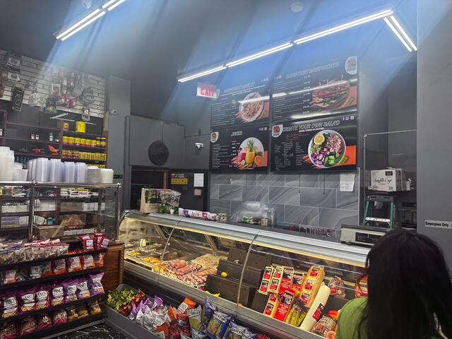 Chicken wraps near Broome Street Picture Box