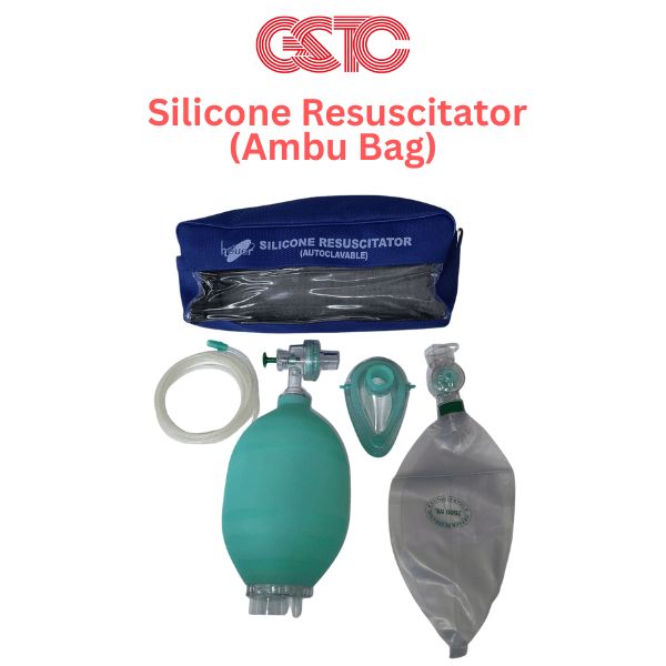 Ambu Bag  Manual Resuscitator for Emergency Picture Box