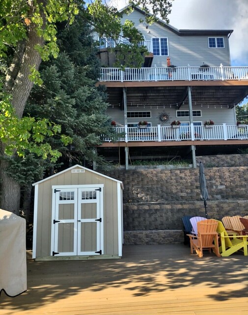 8x8 Gable Shed for a lakeside backyard Gable Shed