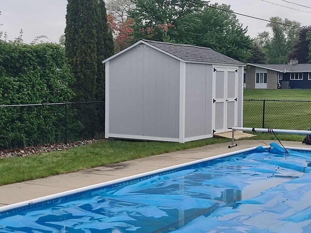 8x12 Gable Shed - Poolside 2 Gable Shed