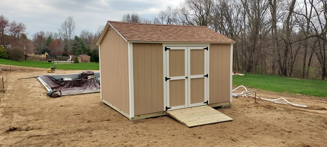 10x12 Gable - Poolside Gable Shed