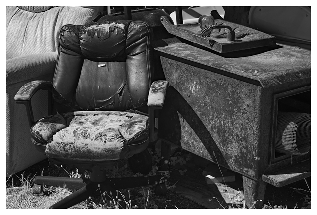 Old Stove and Chair 2025 1 Infrared photography
