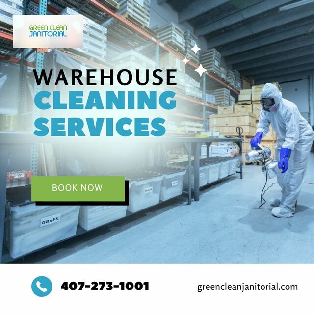 warehouse cleaning services Green Clean Janitorial