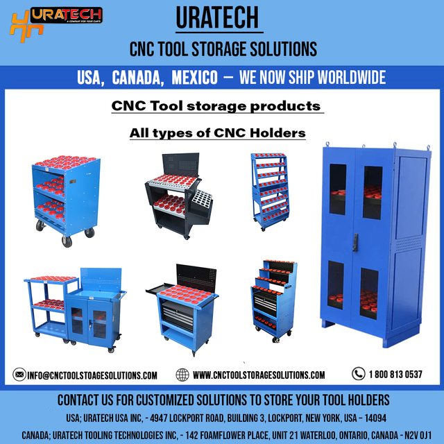 CNC Tool storage products from Uratech for all typ URATECH