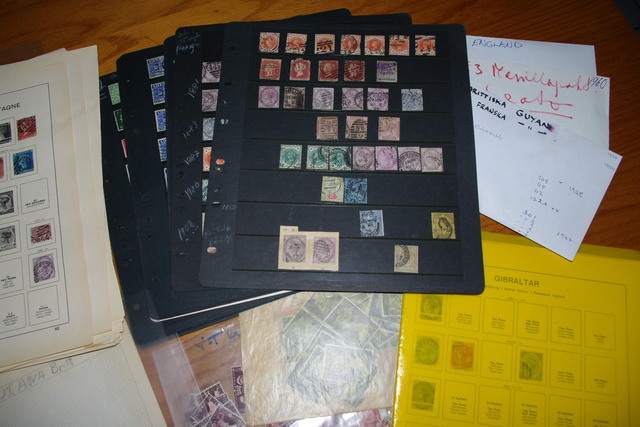 IMGP7938 England ant lapu ir vokeliuose Gibraltar Morocco Malta Guinea