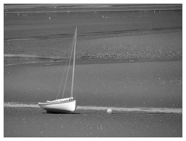 Royston boat 2025 1 Black & White and Sepia