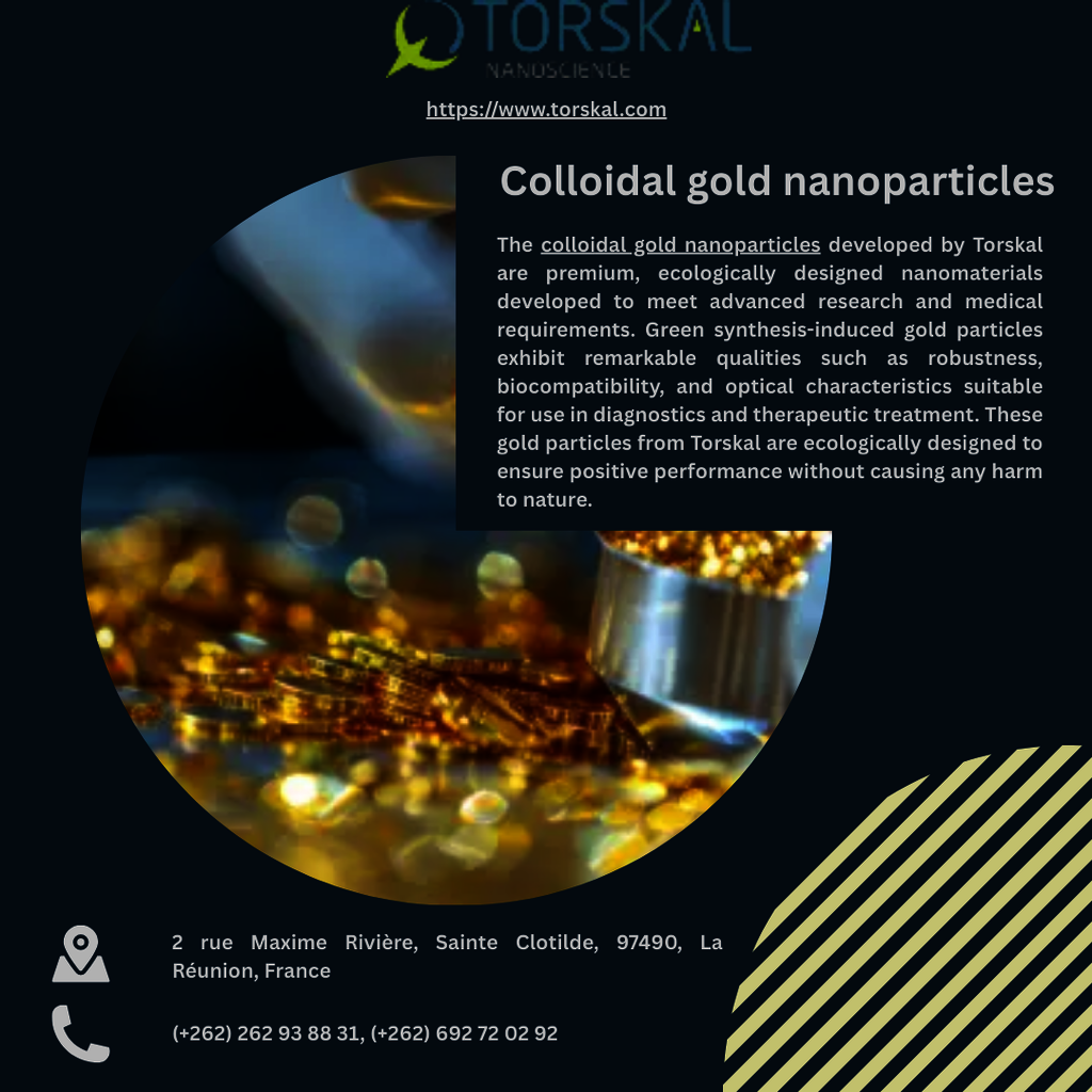 Colloidal gold nanoparticles Picture Box