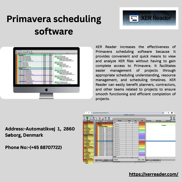 Primavera scheduling software Picture Box