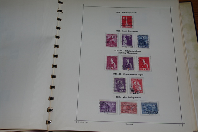 IMGP8315 Danija melynas Facit 1851-1970