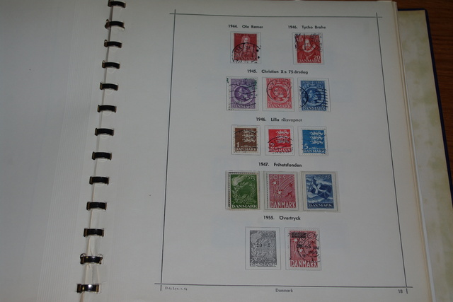 IMGP8316 Danija melynas Facit 1851-1970