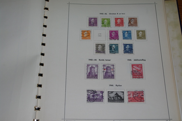 IMGP8317 Danija melynas Facit 1851-1970