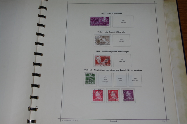 IMGP8329 Danija melynas Facit 1851-1970