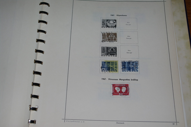 IMGP8338 Danija melynas Facit 1851-1970