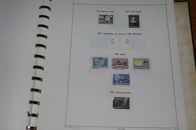 IMGP8344 Danija melynas Facit 1851-1970