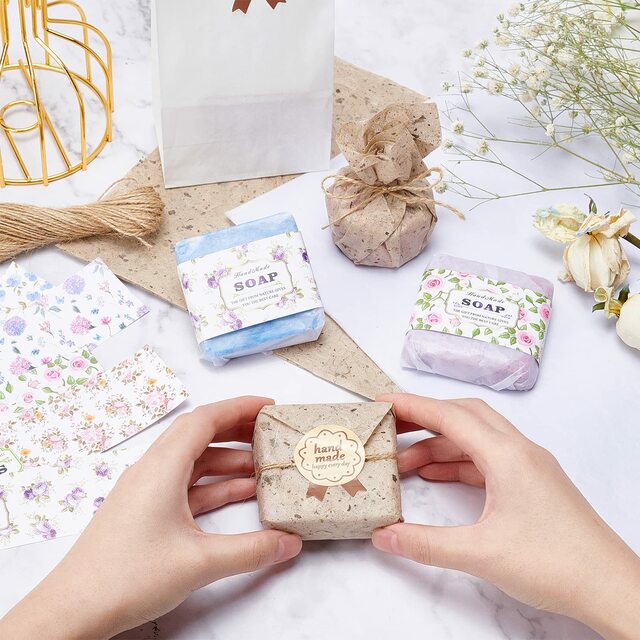 soap wrapping packaging paper Custom Soap Wrapping Paper\