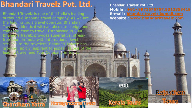 Presentation1 bhandari travelz Picture Box