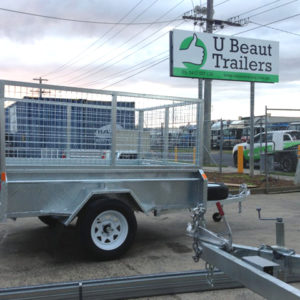 Single 6X4 Trailer, U Beaut Trailers 6’ × 4’ Heavy Duty Single Axle Trailer