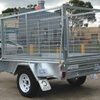 Single 7x4 Trailer - 7 × 4 Heavy Duty Single Axl...