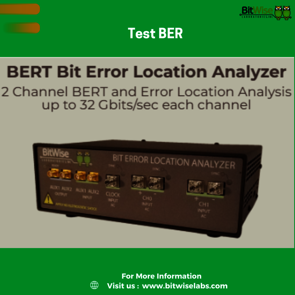 Test BER - BitWise Laboratories Test BER