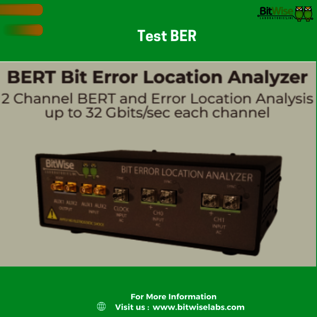 Test BER - BitWise Laboratories Test BER