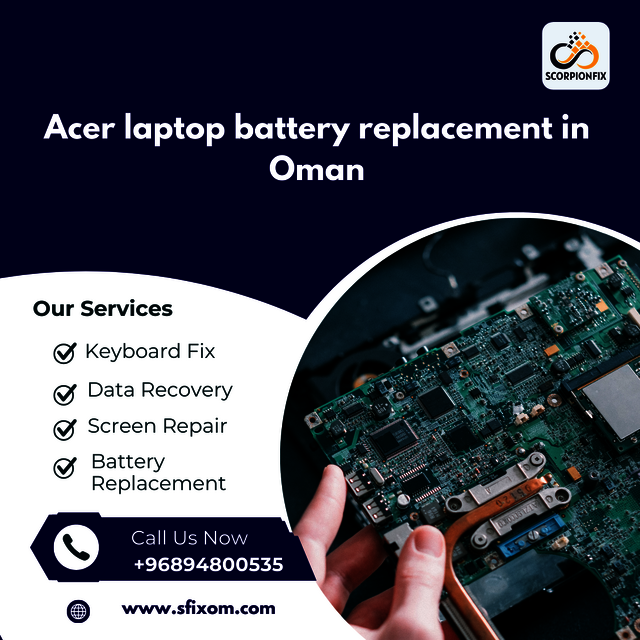 Acer laptop battery replacement in Oman Picture Box