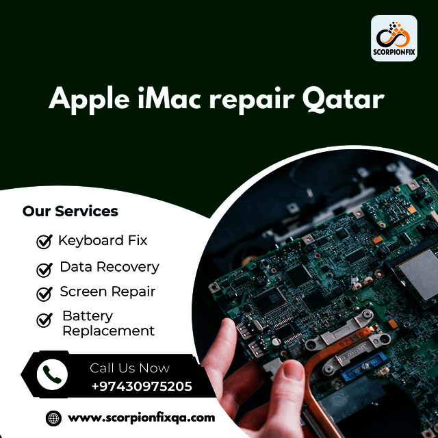 Apple iMac repair Qatar Picture Box