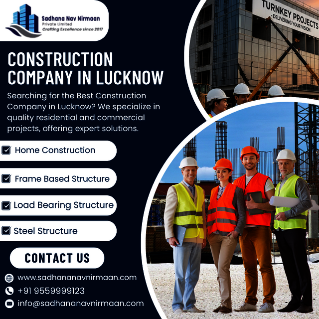 Construction company in Lucknow Building construction in Lucknow