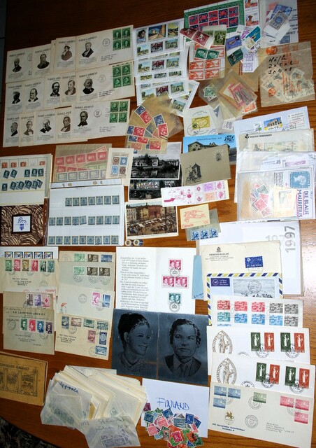 IMGP8893 Dezute Svedija Suomija Danija Olandija ~1900-1950 somem FDC 1,8kg